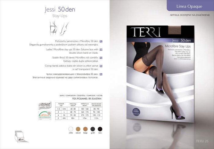 Terri Lineaopaque Jessi50 Den   Catalog | Pantyhose Library
